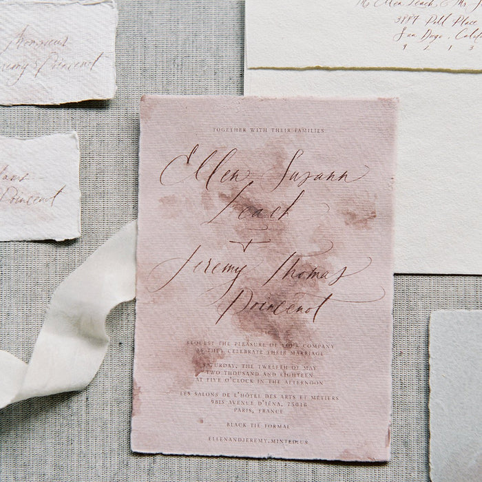 Vendor Feature | Julie Ha Calligraphy - Feathers and Stone