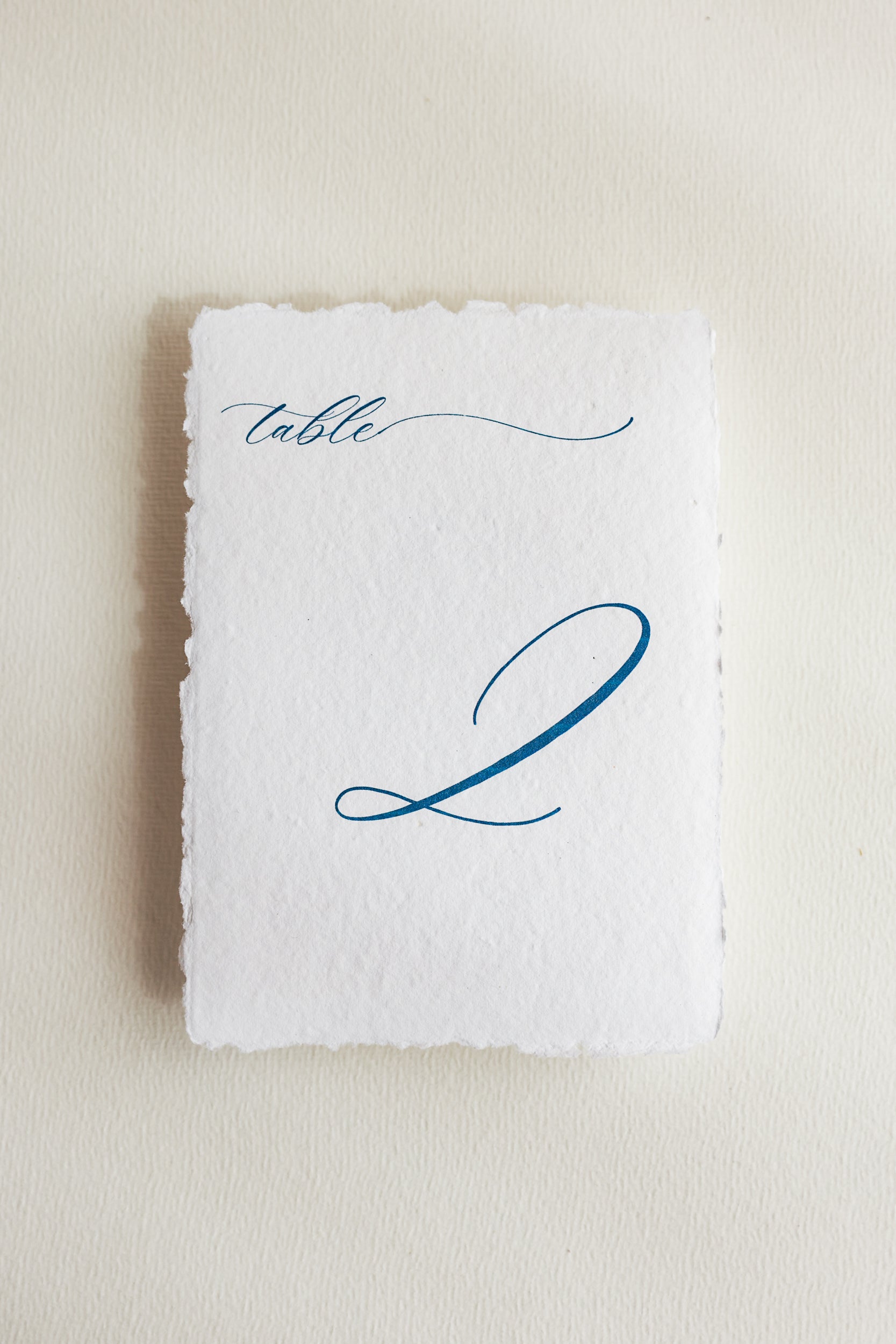 'Jacqueline' Calligraphy Style Wedding Invitation