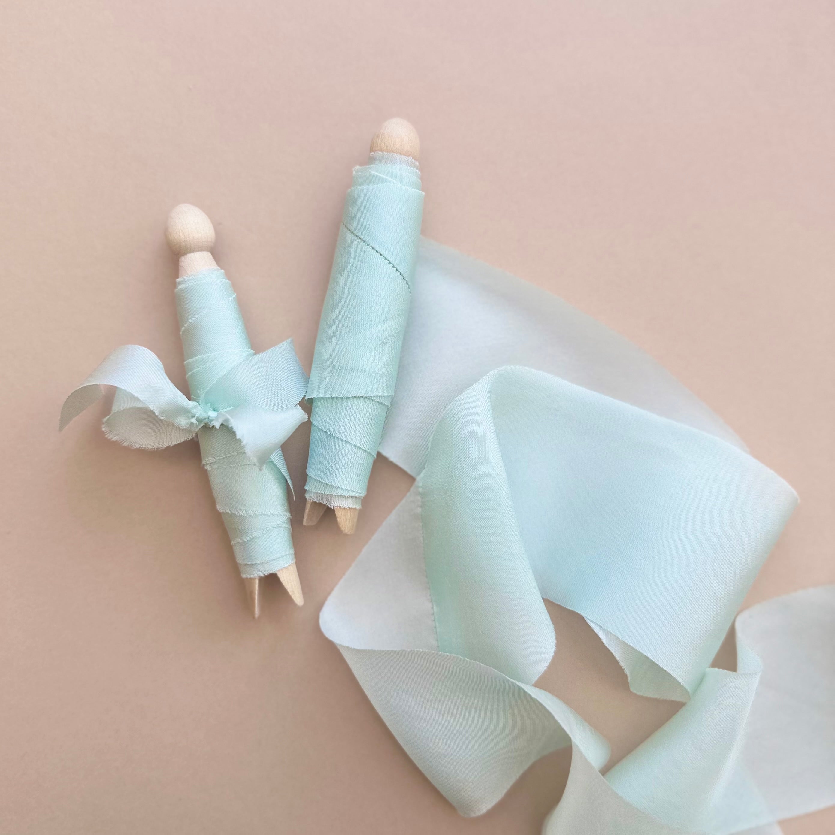 Light Mint Silk Ribbon
