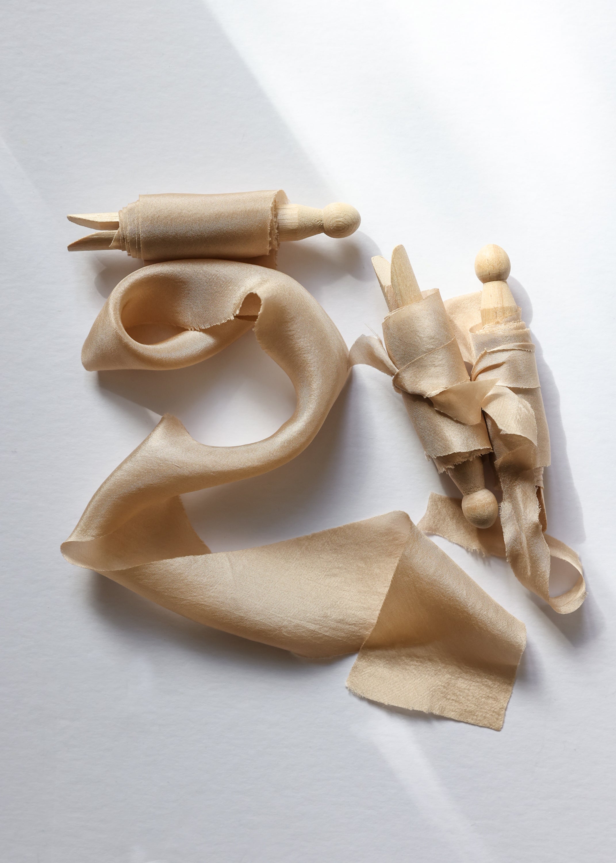 Beige • Habotai Silk Ribbon