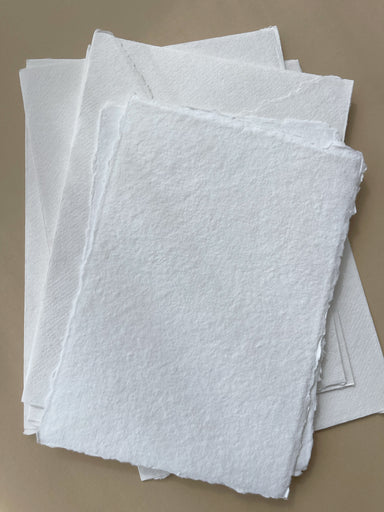 White Cotton Rag Envelopes