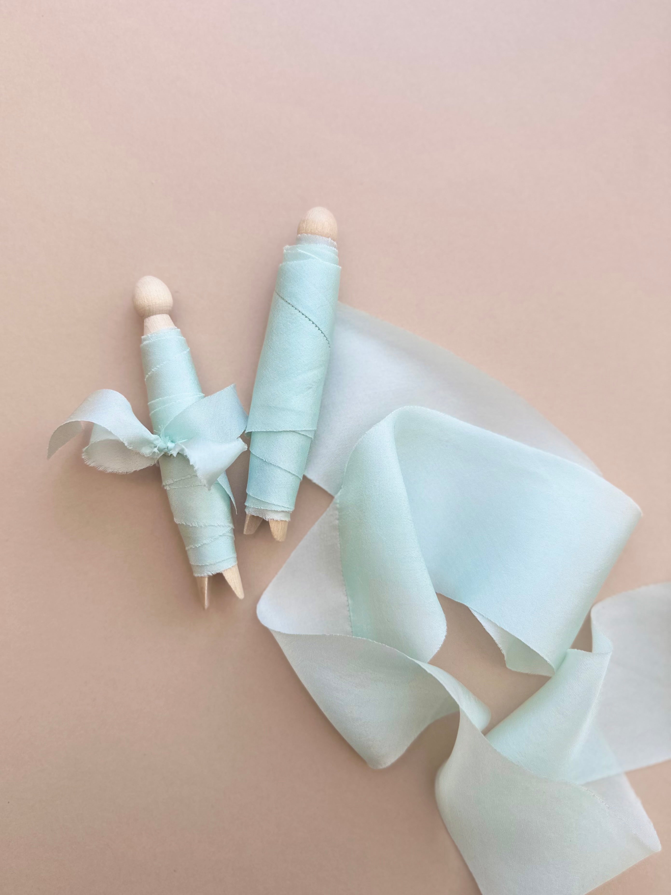 Light Mint Silk Ribbon
