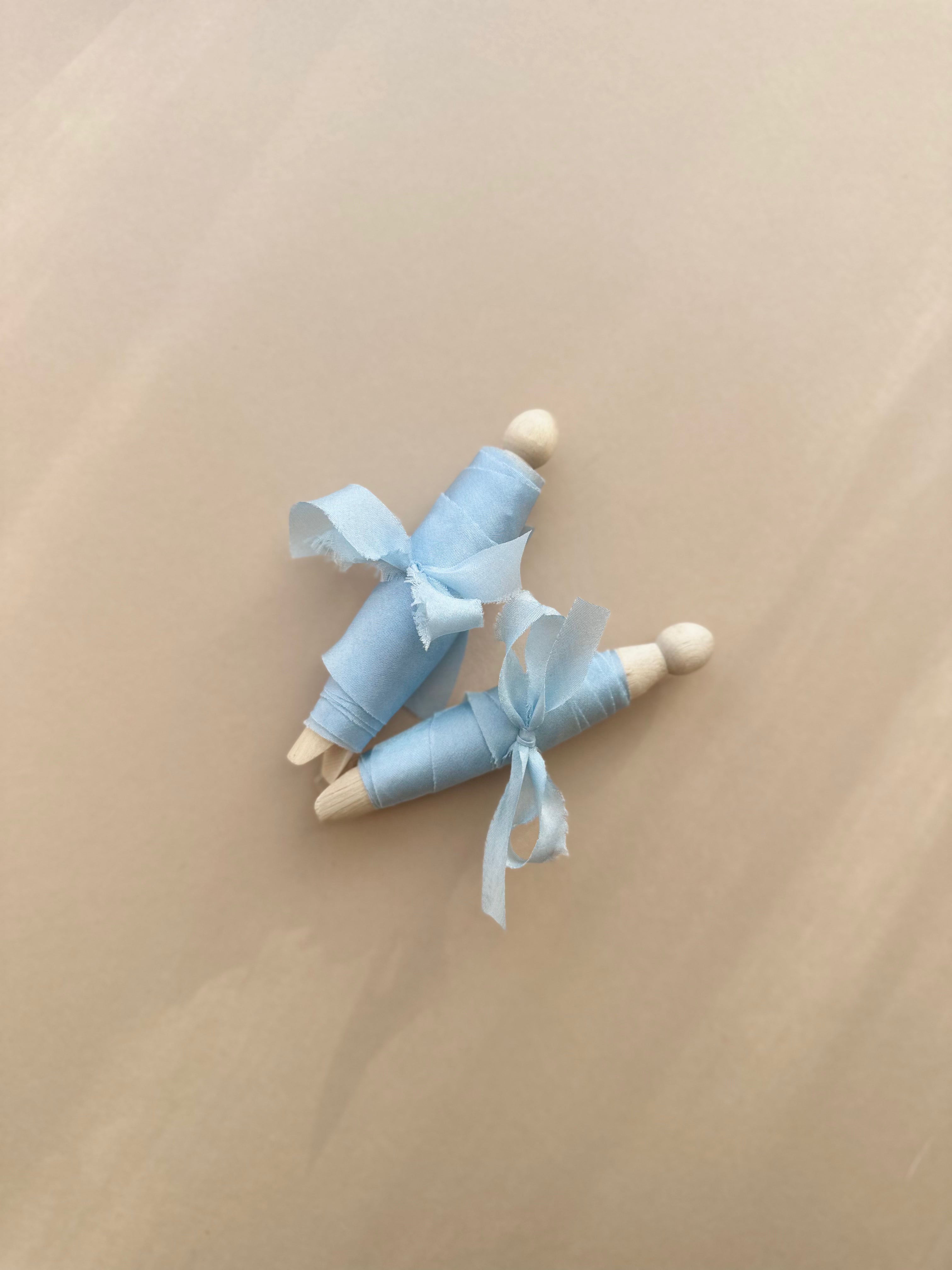 Dusty Blue • Habotai Silk Ribbon