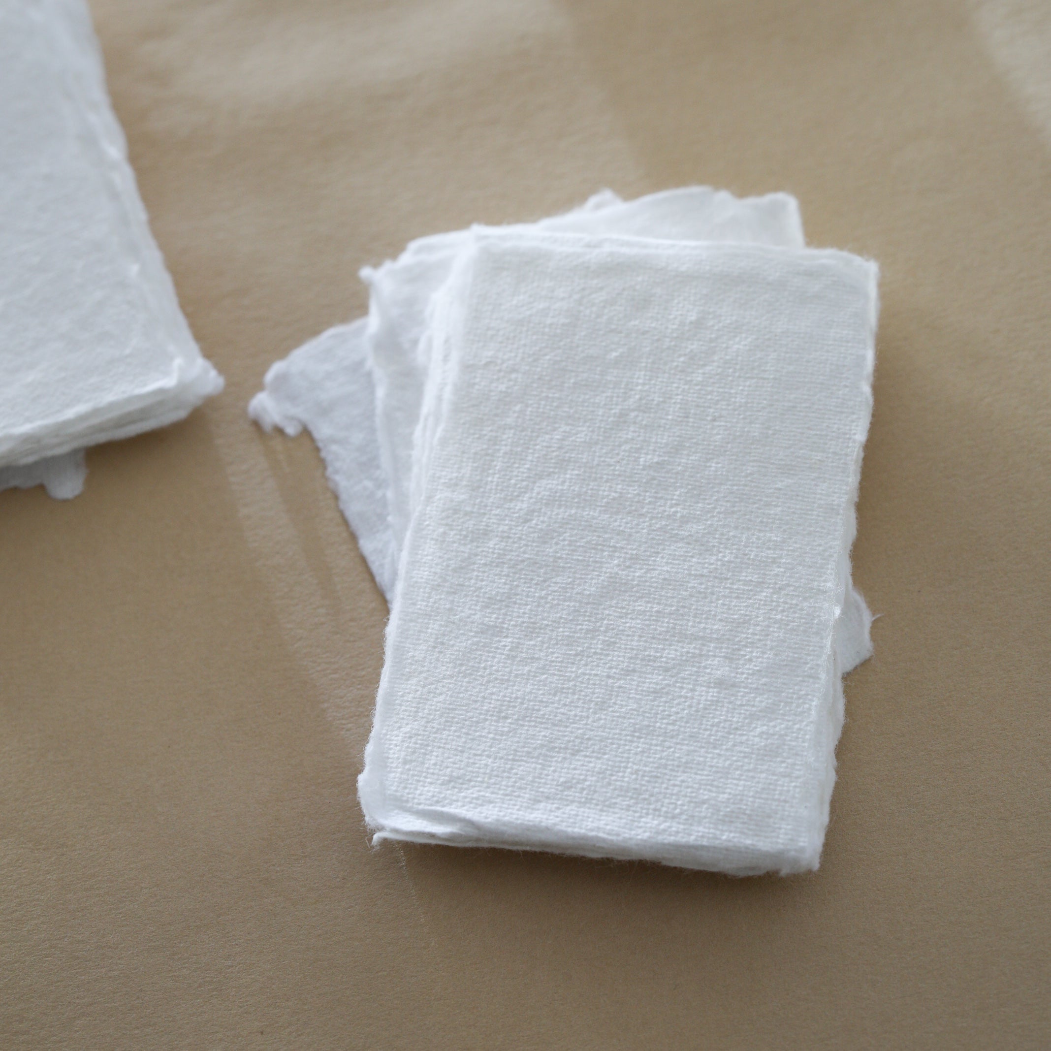 Recycled cotton rag Place Cards / Escort Cards / Tags