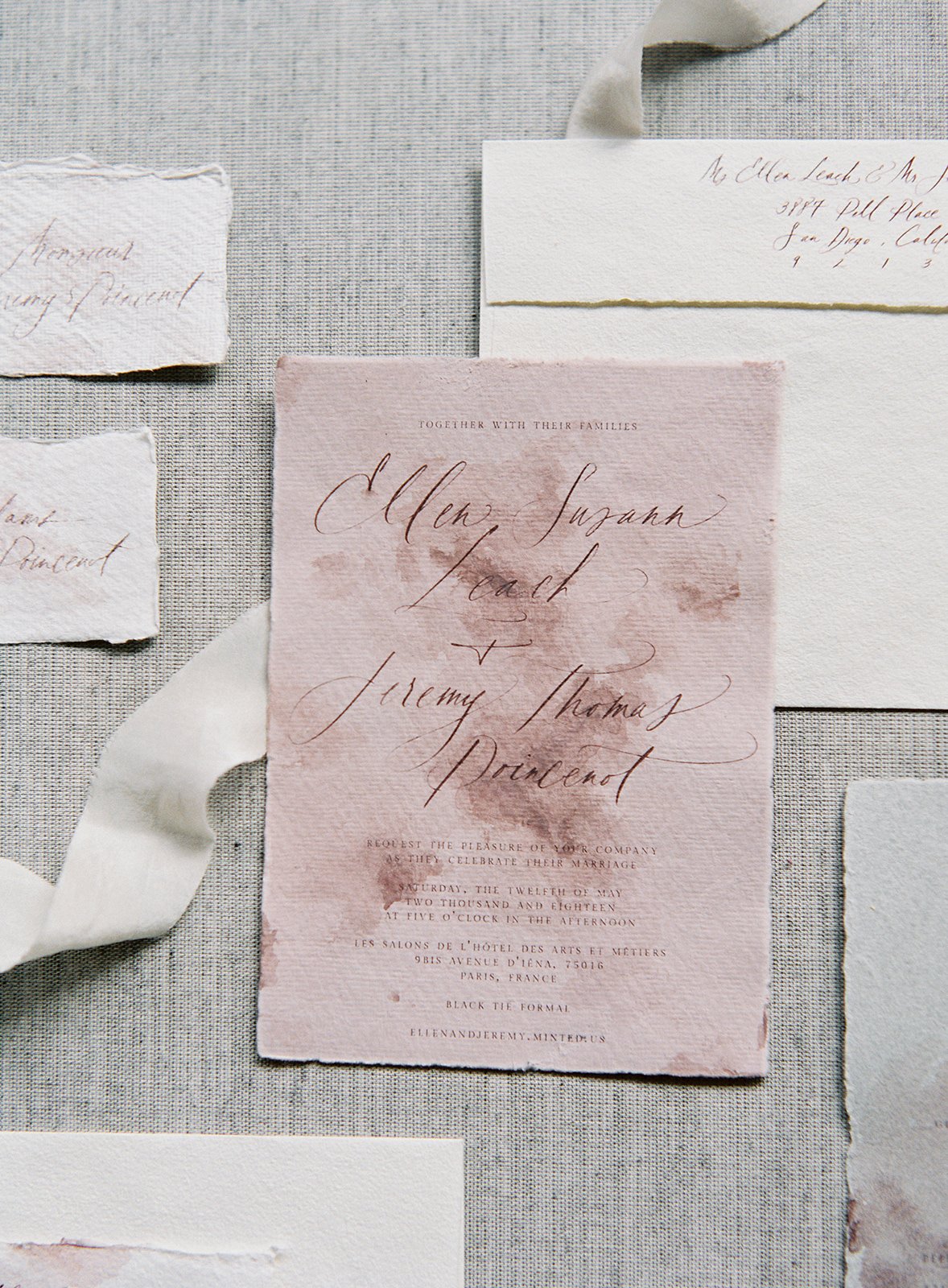 Vendor Feature | Julie Ha Calligraphy - Feathers and Stone