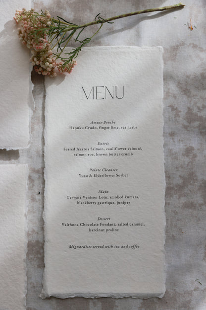 'Amelia' Handmade Paper Wedding Stationery Invitation Suite