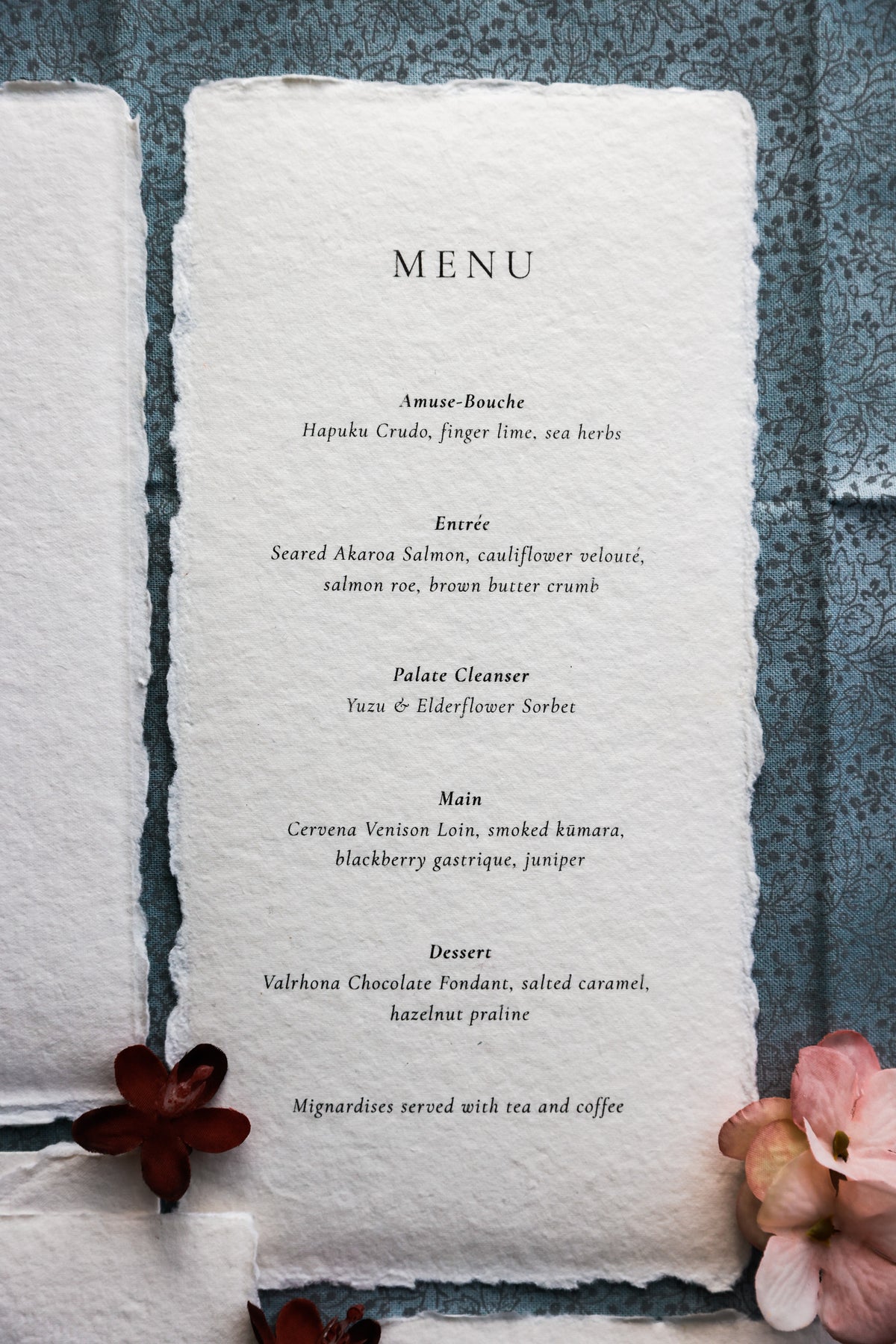 'Jessica' Handmade Paper Wedding Stationery Invitation