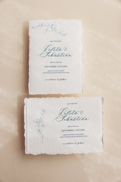 'Lolita' Calligraphy Typeface Wedding Invitation