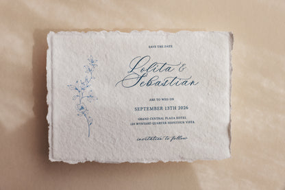 'Lolita' Calligraphy Typeface Wedding Invitation