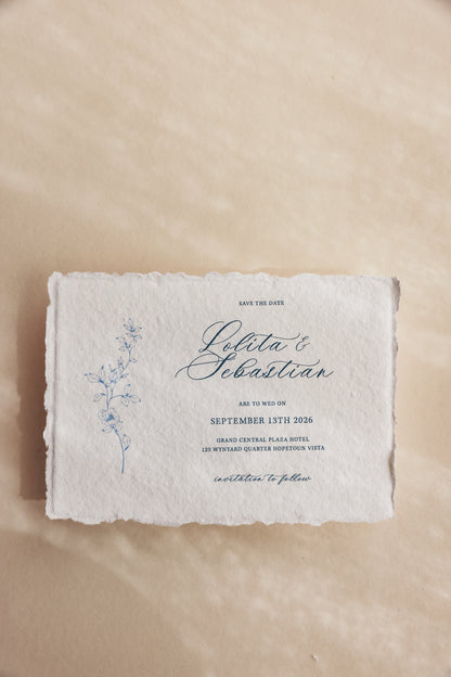 'Lolita' Calligraphy Typeface Wedding Invitation