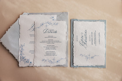 'Lolita' Calligraphy Typeface Wedding Invitation