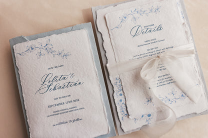 'Lolita' Calligraphy Typeface Wedding Invitation