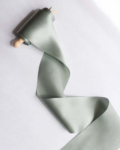 Sage • Satin Silk Ribbon