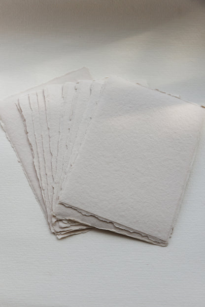 Paper • SAND Handmade Deckle Edge Cotton Rag Paper