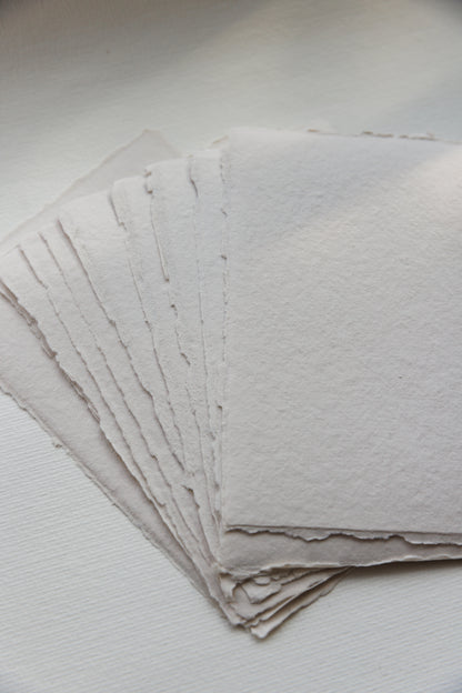 Paper • SAND Handmade Deckle Edge Cotton Rag Paper