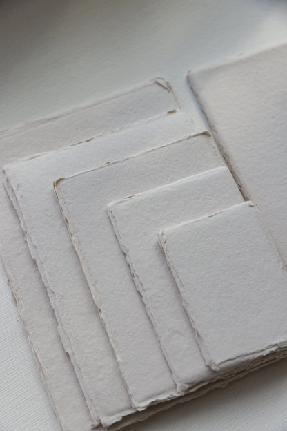 Paper • SAND Handmade Deckle Edge Cotton Rag Paper