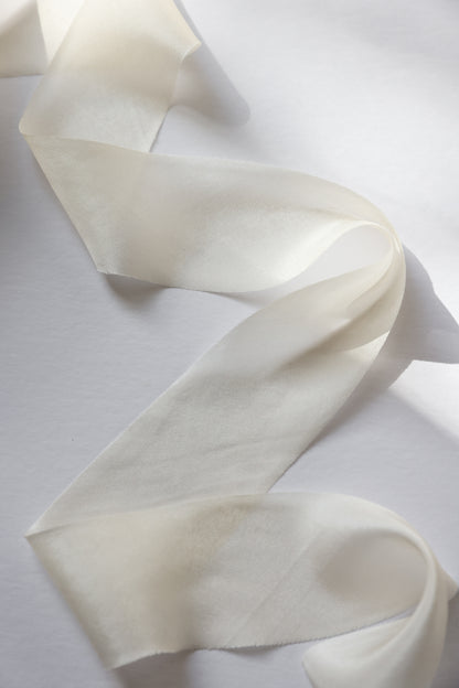 Ivory Silk Ribbon