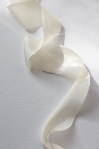 Ivory Silk Ribbon