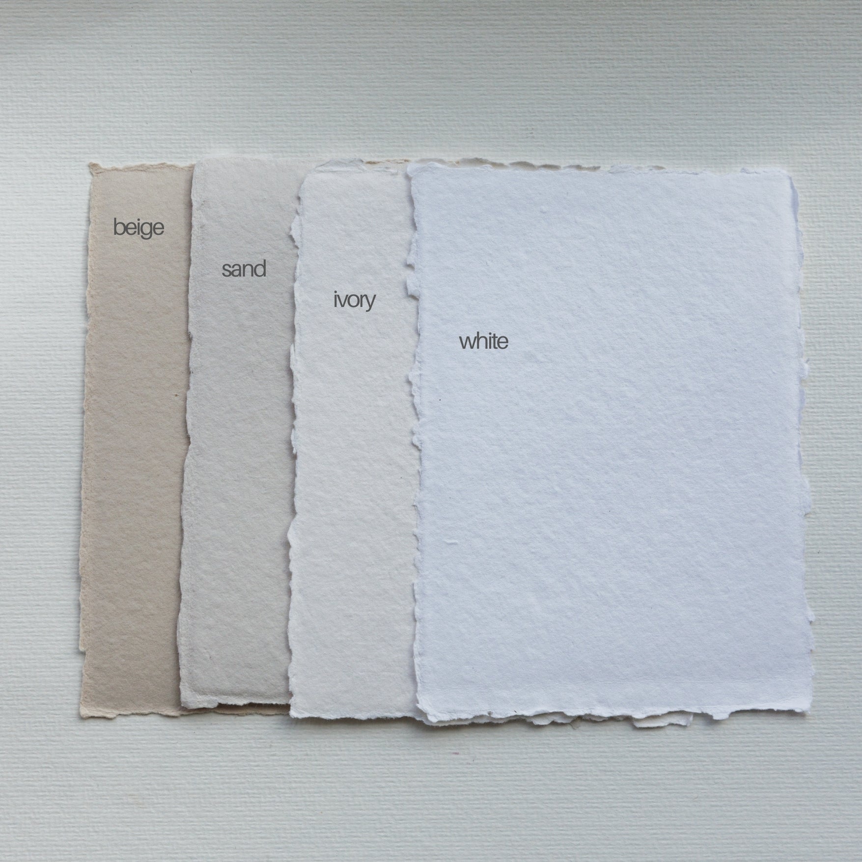 Paper • SAND Handmade Deckle Edge Cotton Rag Paper