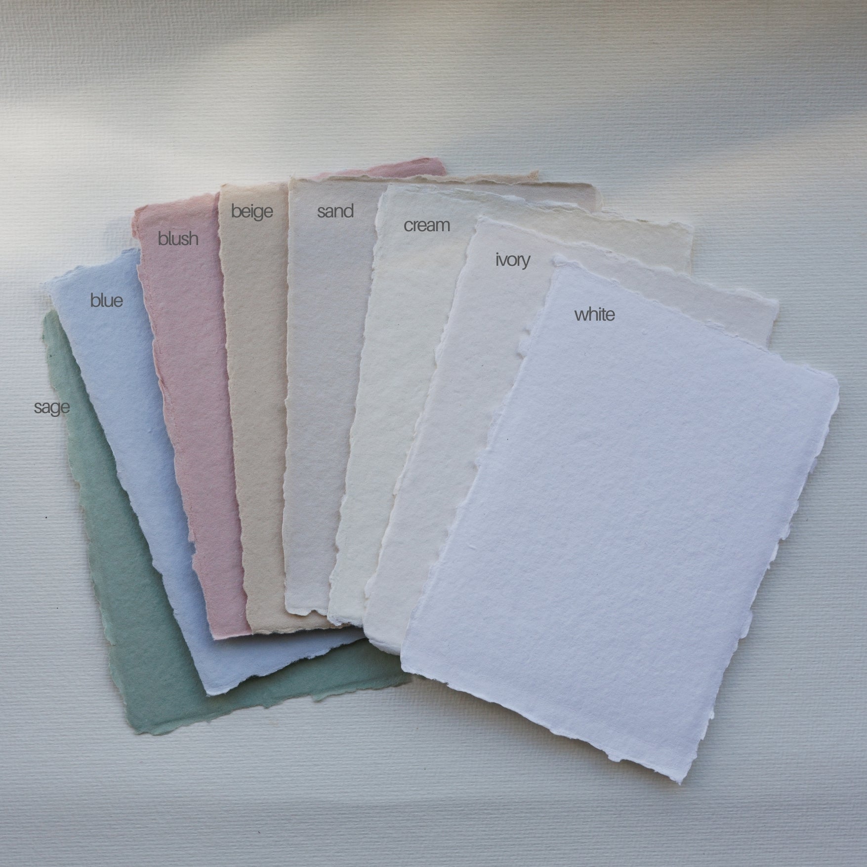 Paper • SAND Handmade Deckle Edge Cotton Rag Paper