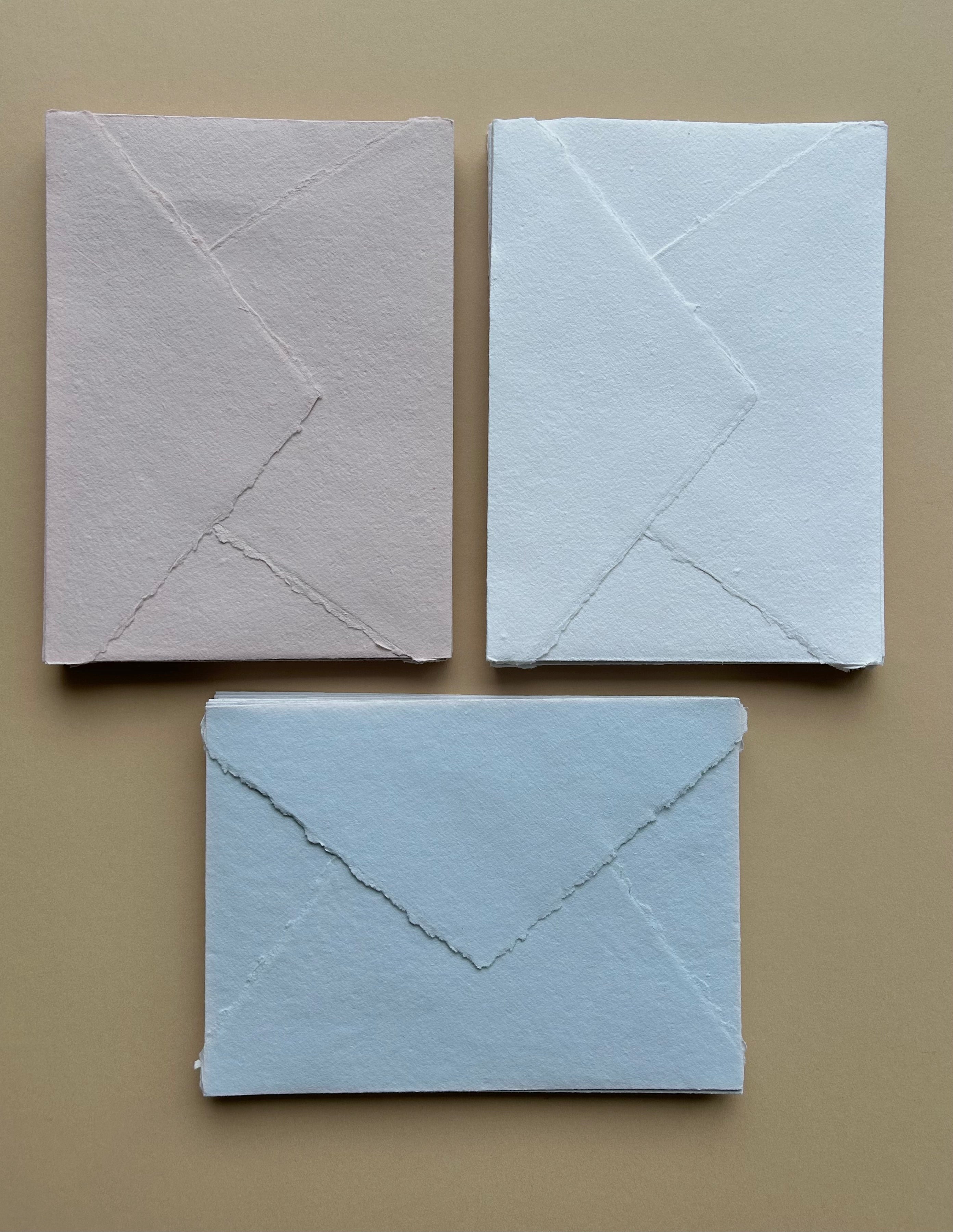 SECONDS 5x7 Cotton rag envelopes