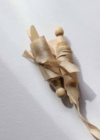 Beige • Habotai Silk Ribbon