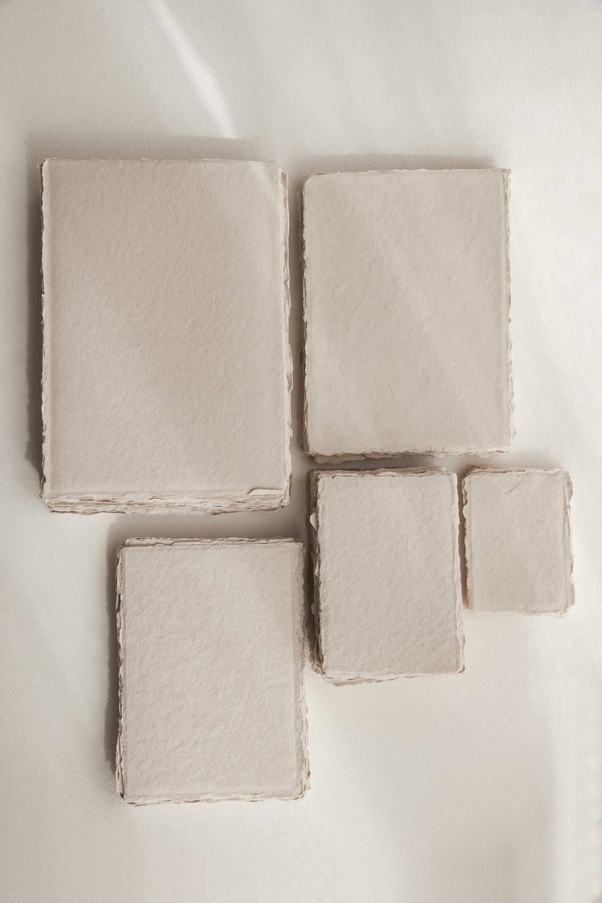 Deckle Edge Handmade Cotton Rag Paper | Feathers and Stone