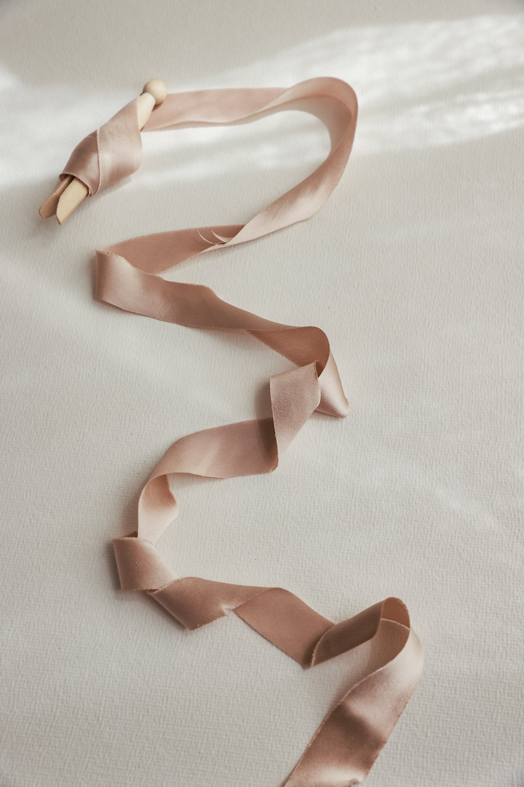 Dusty Blush Satin Silk Ribbon