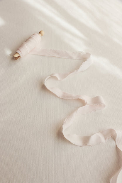 Softest Pink • Bamboo Silk Ribbon