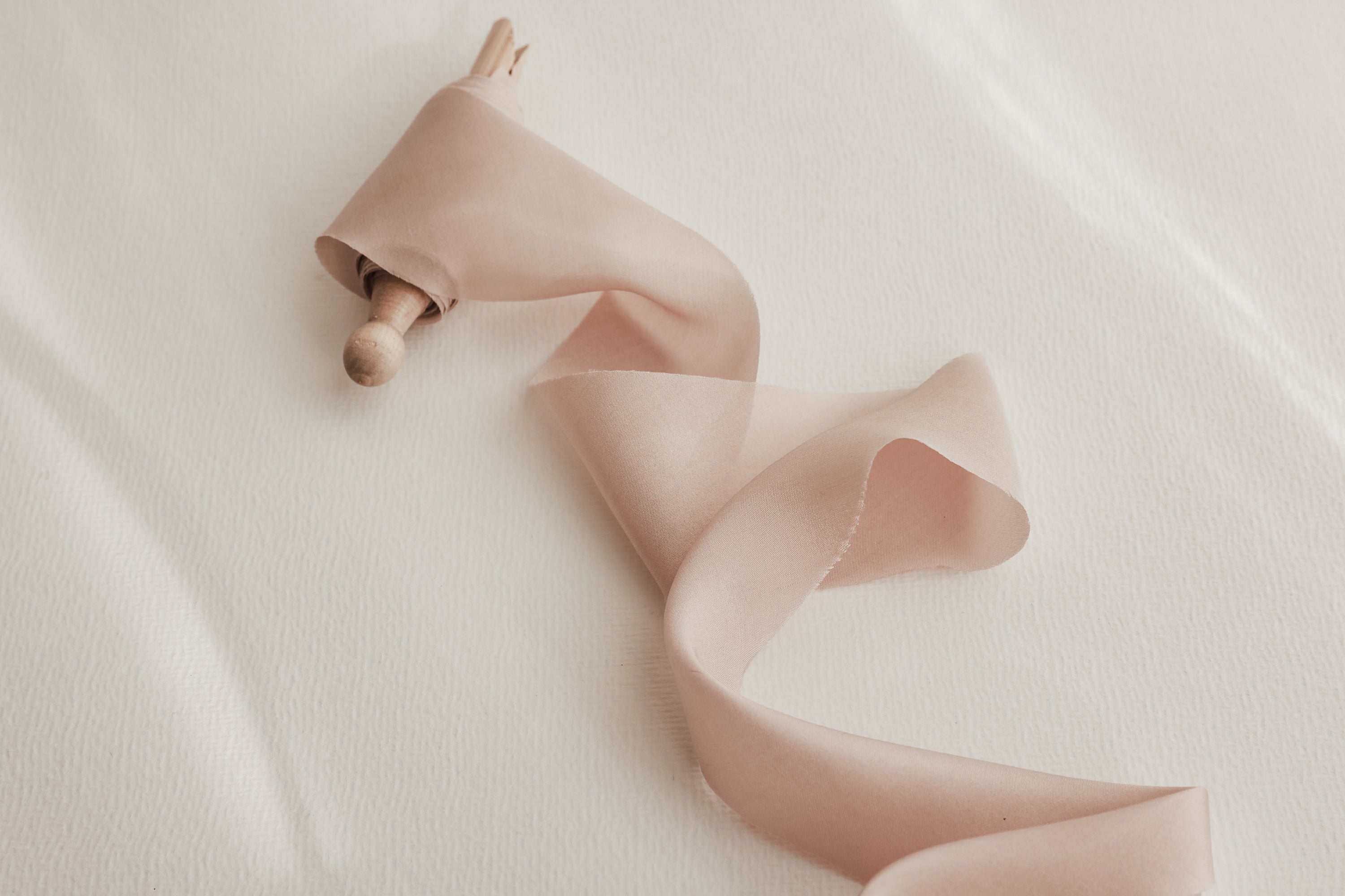 Dusty Blush • Habotai Silk Ribbon