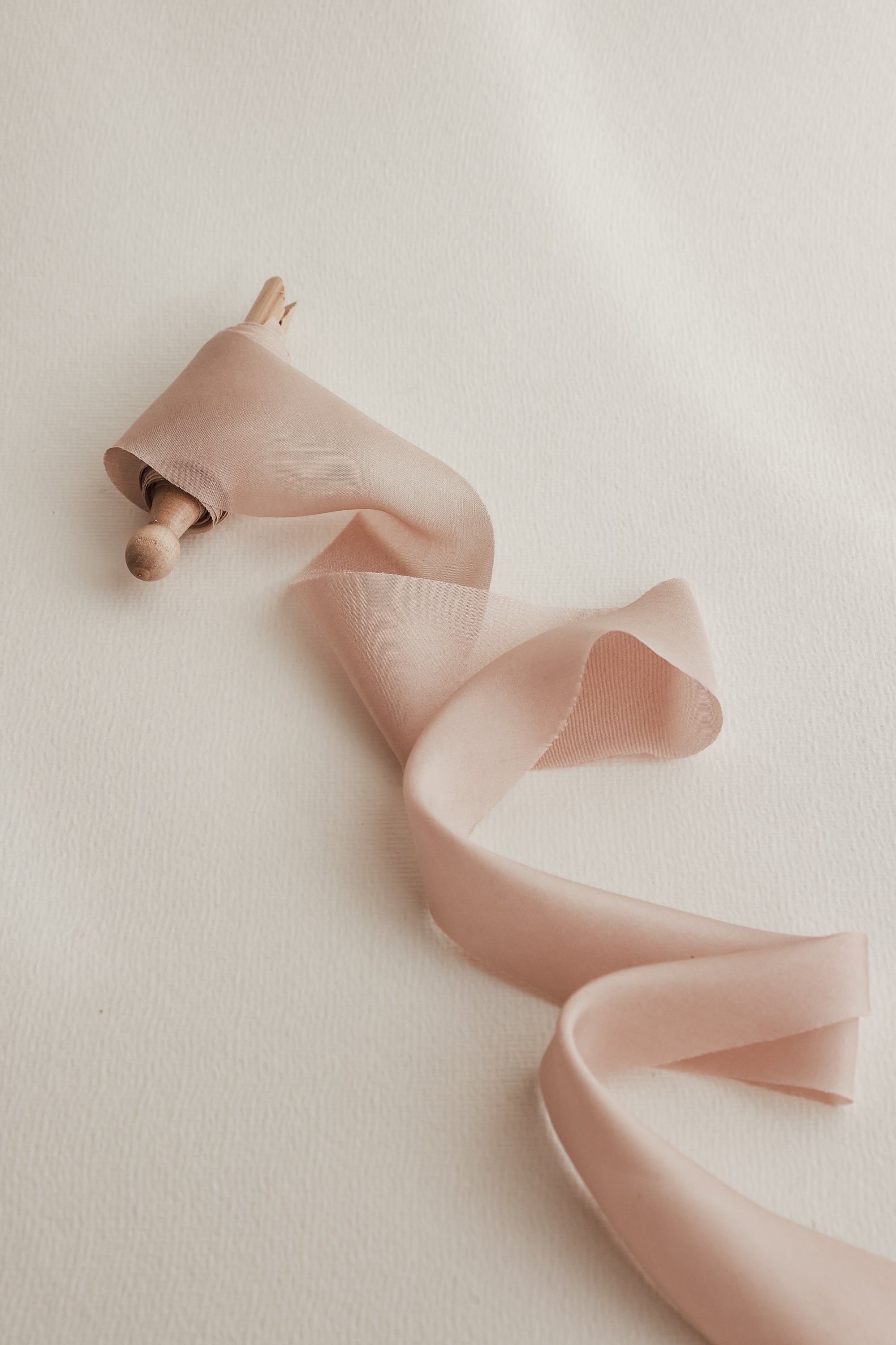 Dusty Blush • Habotai Silk Ribbon