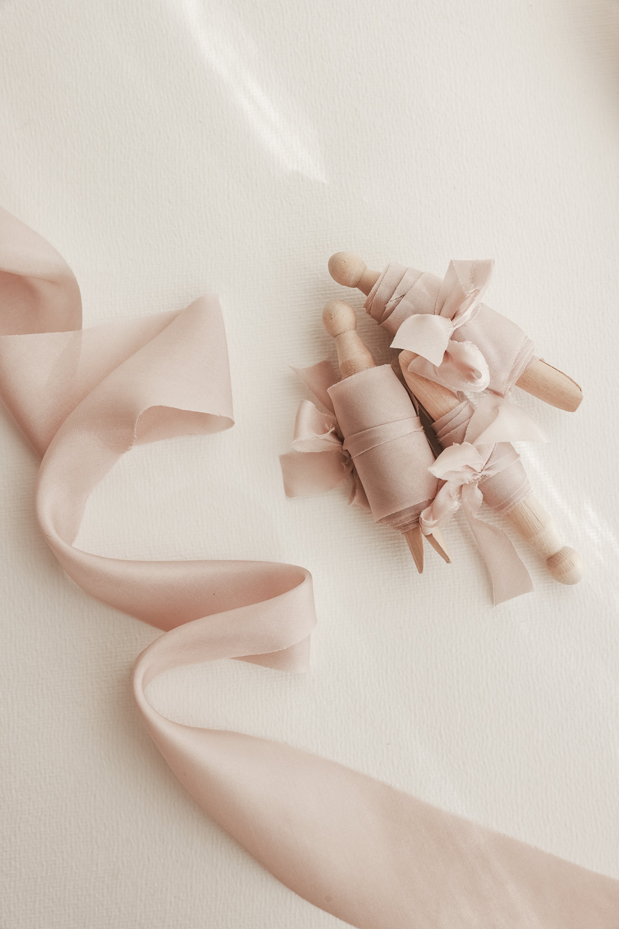 Dusty Blush • Habotai Silk Ribbon