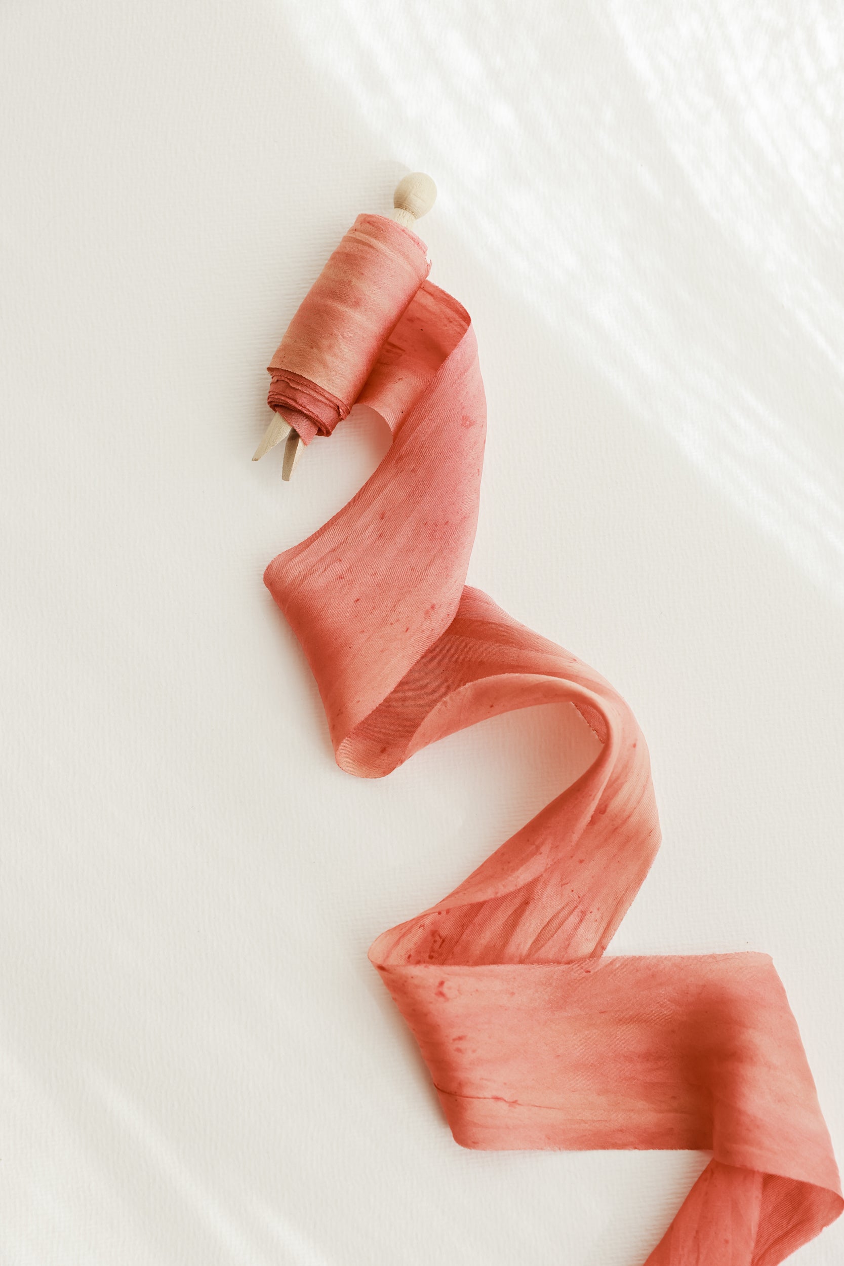 Coral • Habotai Silk Ribbon