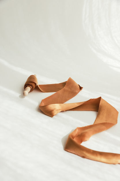 Copper • Satin Silk Ribbon