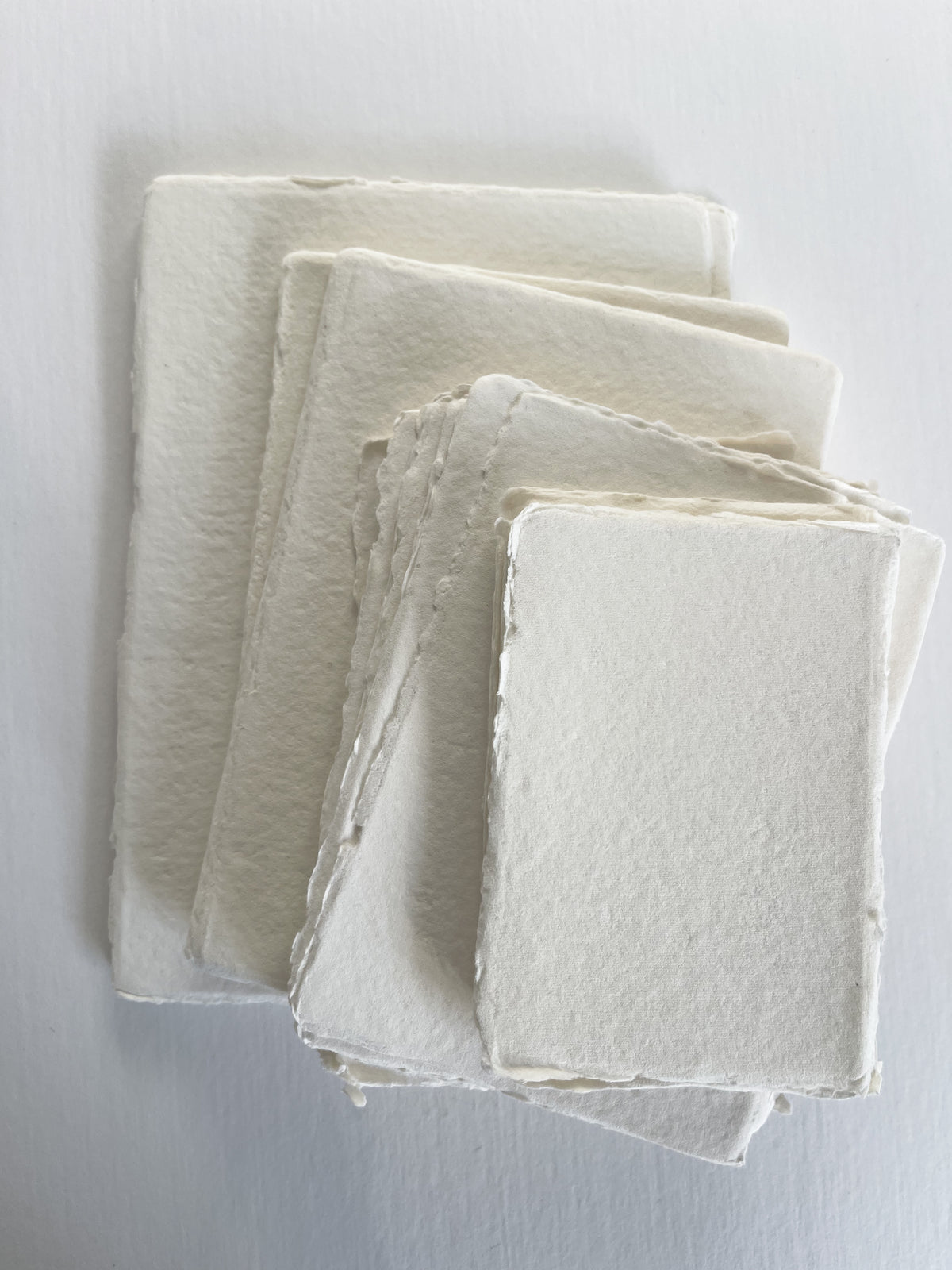 Feather Rag Ivory Handmade Cotton Rag Deckle Edge Paper | Feathers and Stone
