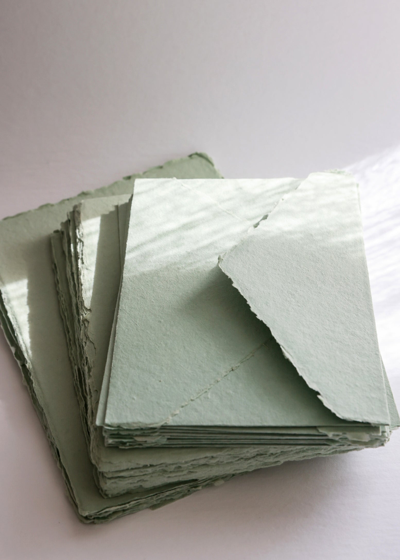 Sage Cotton Rag Envelopes