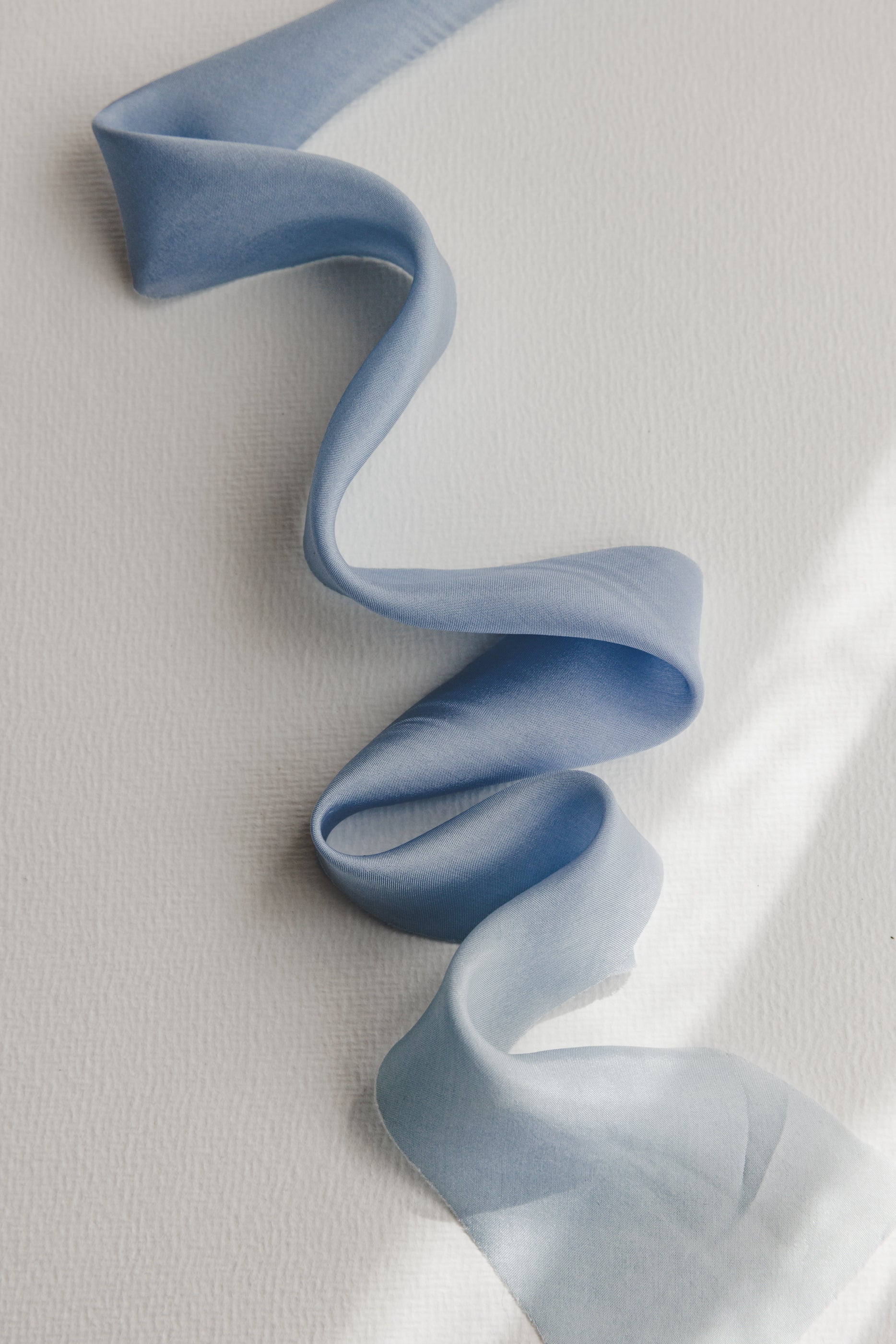 Dusty Blue • Habotai Silk Ribbon