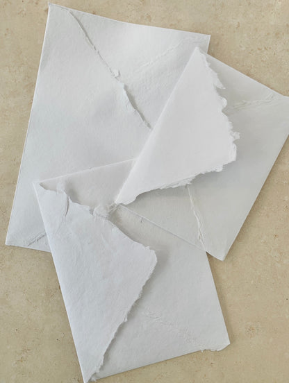 Discontinued - BLEMISHED Cotton rag ENVELOPES