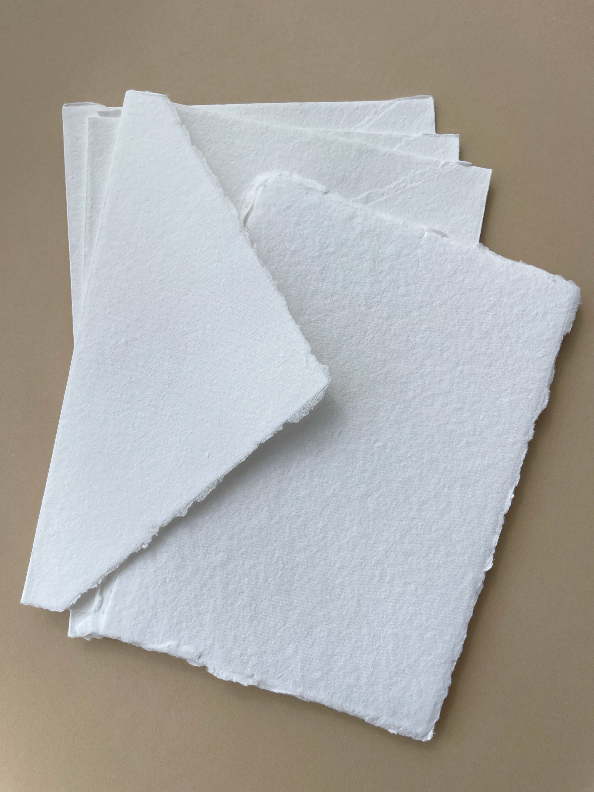 White Cotton Rag Envelopes