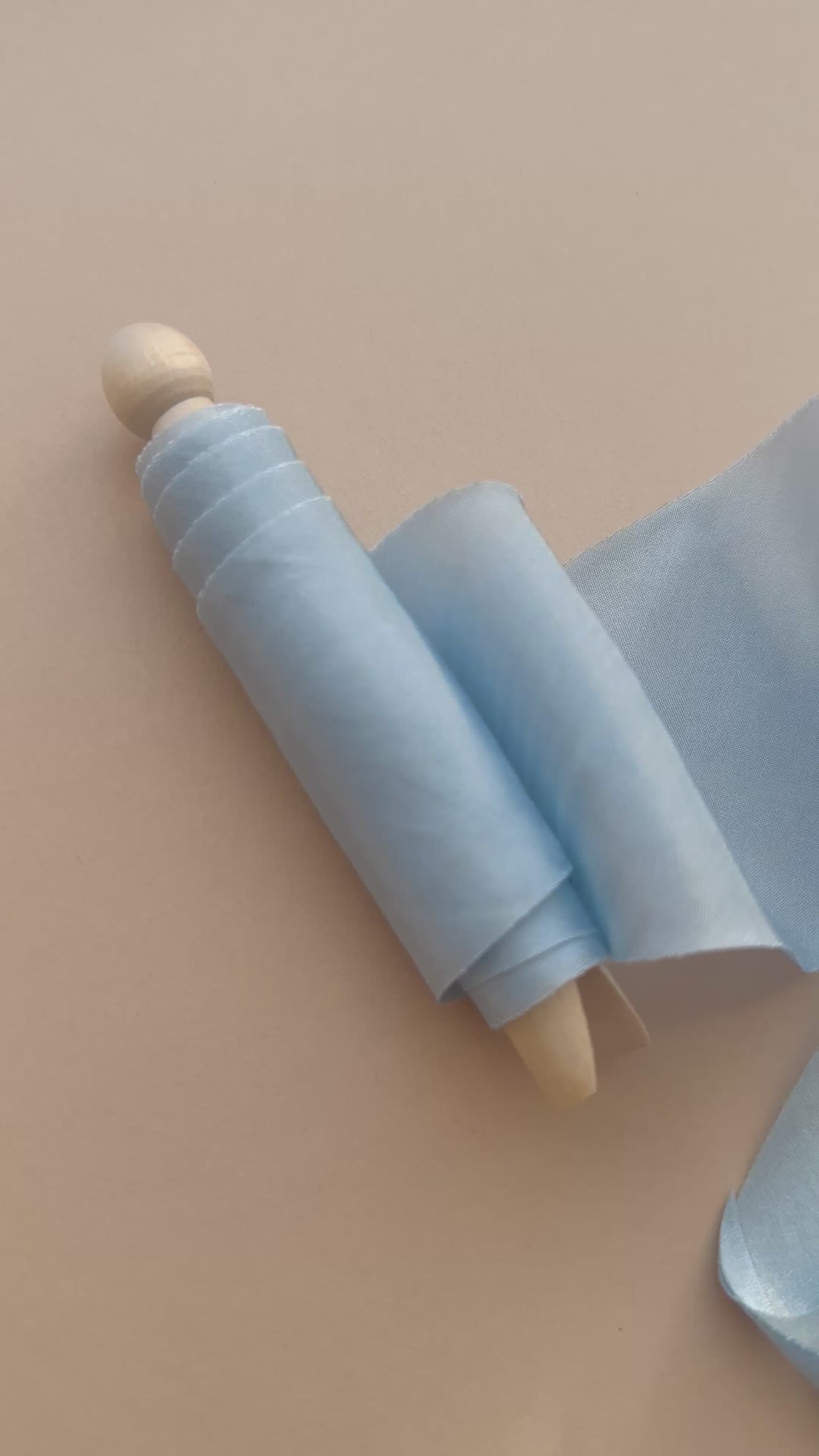 Dusty Blue • Habotai Silk Ribbon