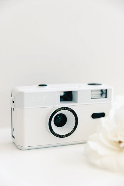 XOX 35mm Reusable White Film Camera