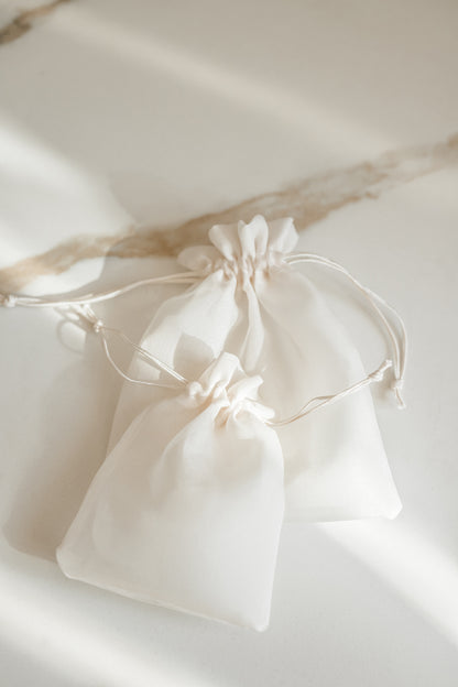 Pure silk favor bags