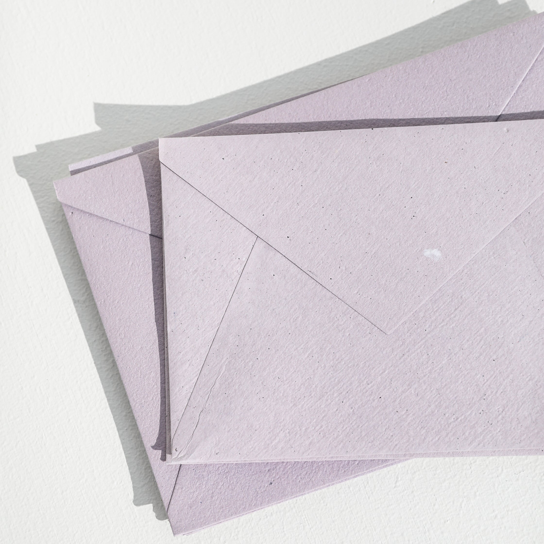 Lavender Handmade Recycled Envelopes