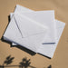 White Handmade Recycled Envelopes
