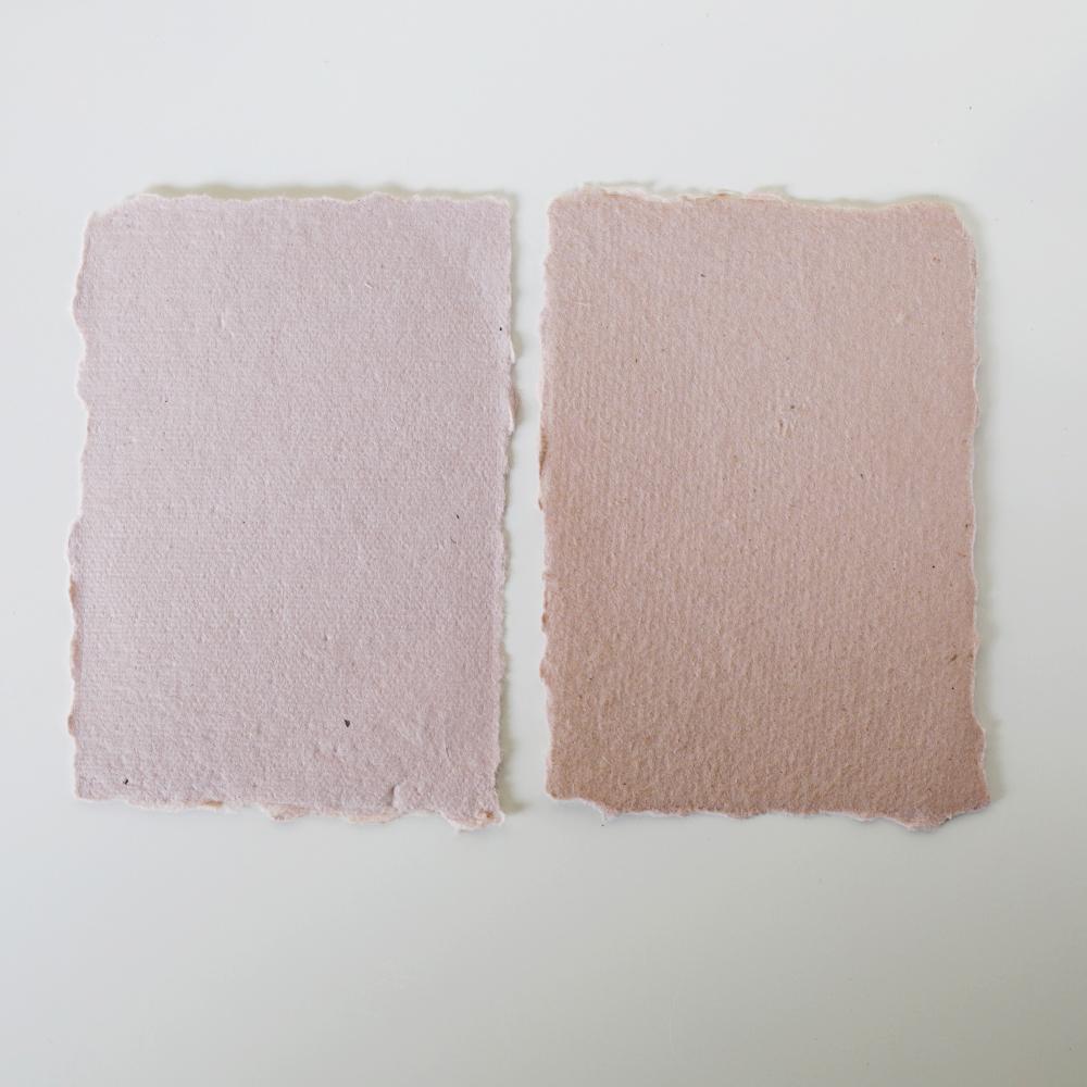 Blush pink handmade Recycled paper Place Cards / Escort Cards / Tags 