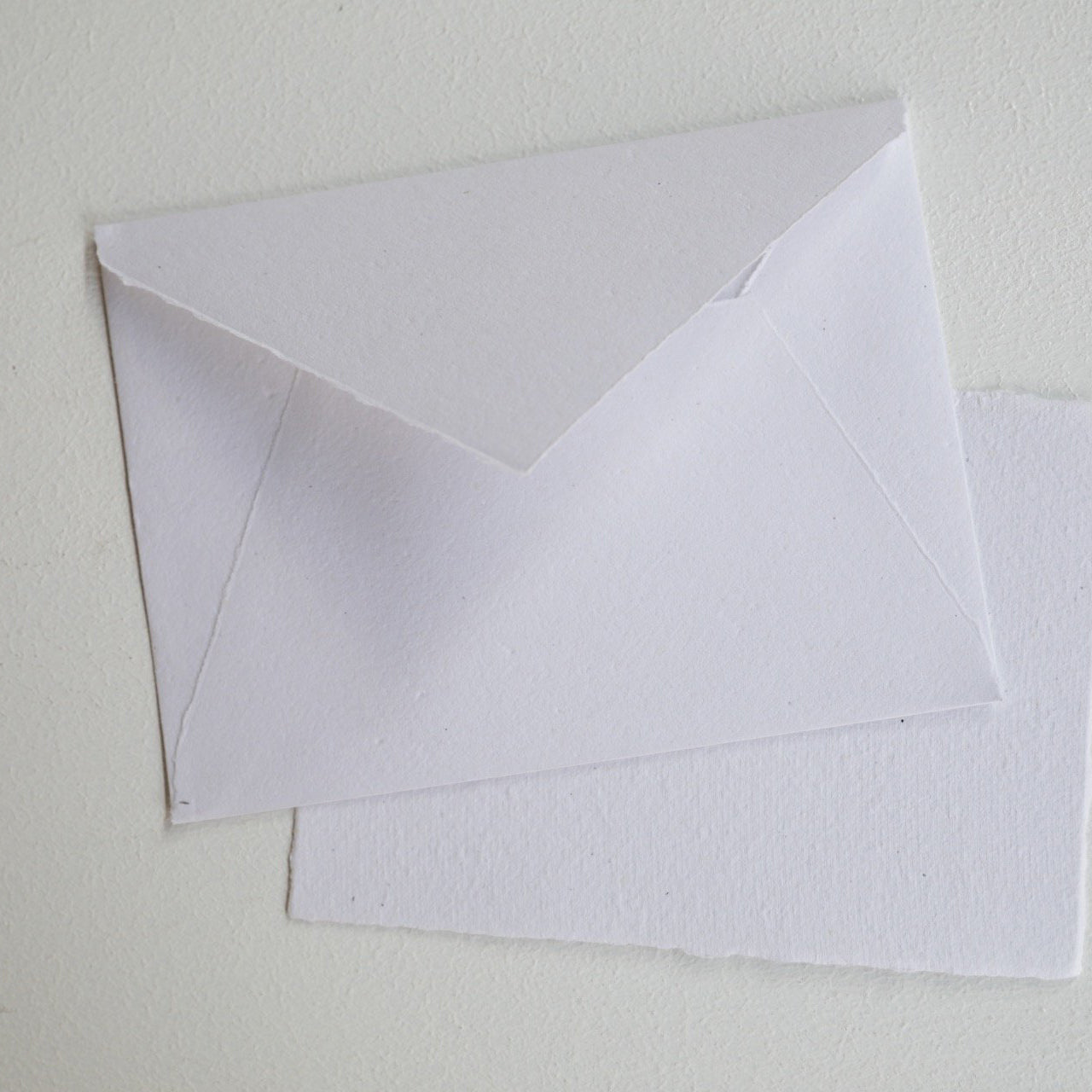 White Handmade Recycled Envelopes