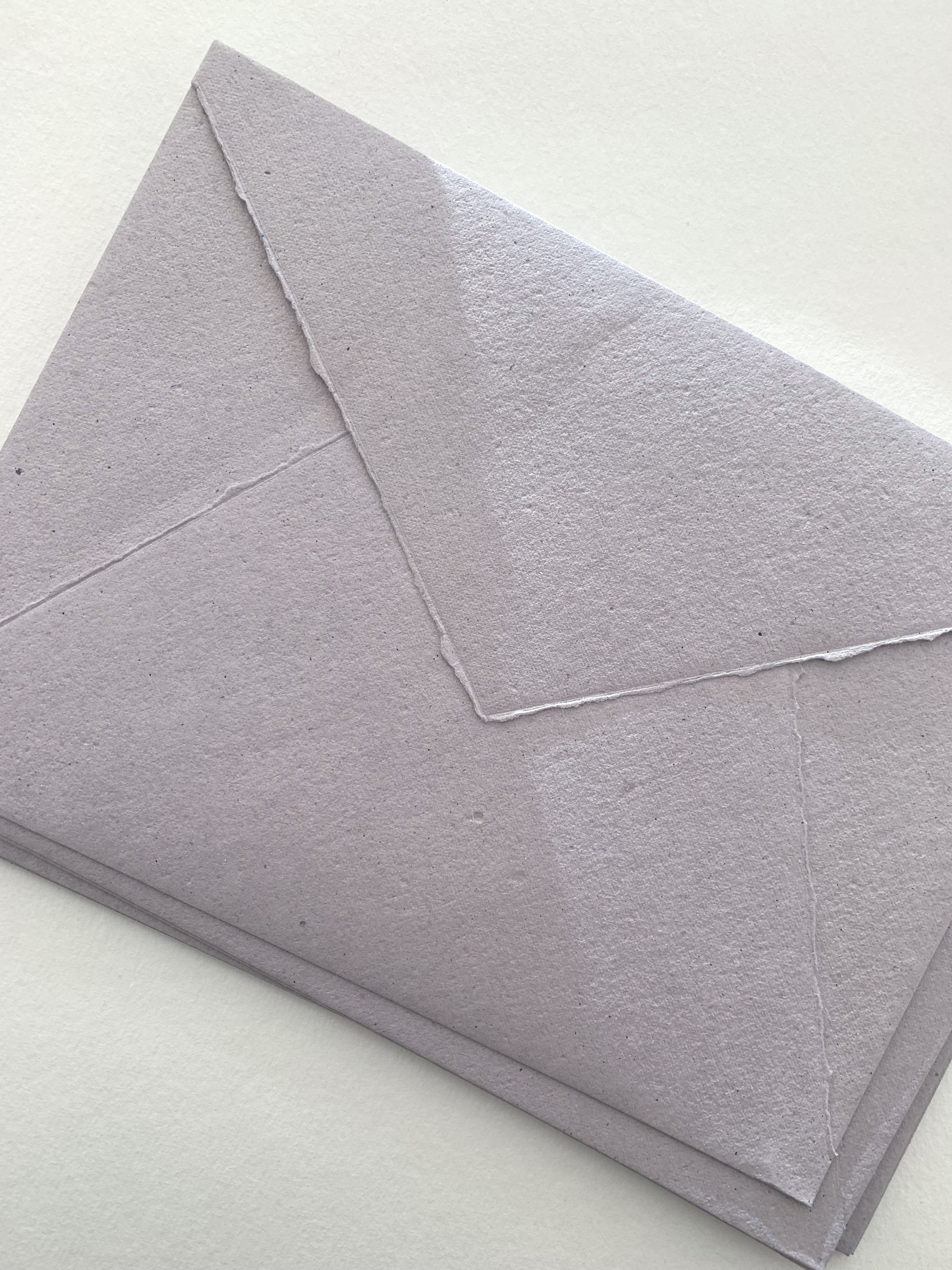 Lavender Handmade Recycled Envelopes