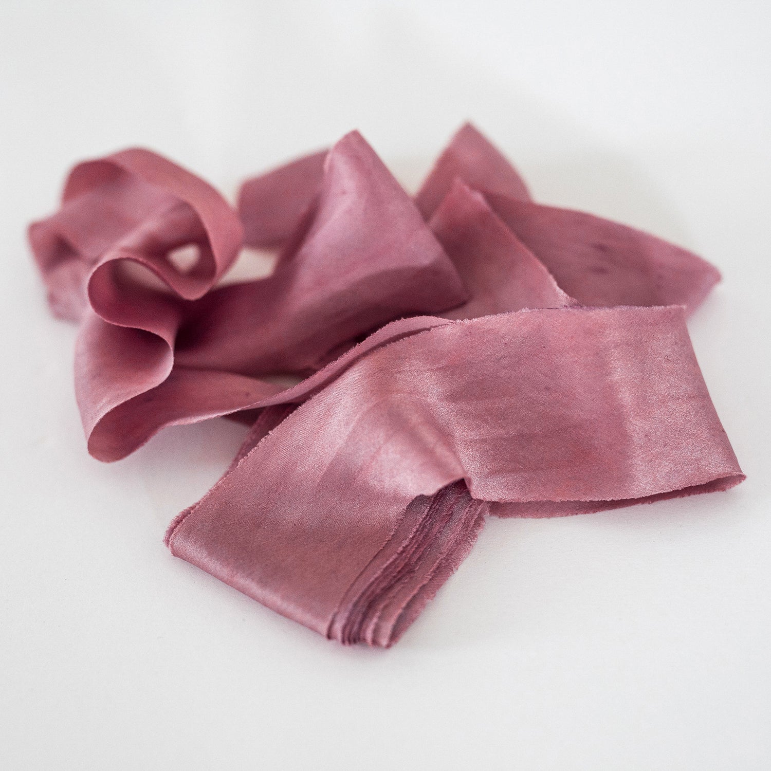 Mulberry Rose Satin Silk Ribbon