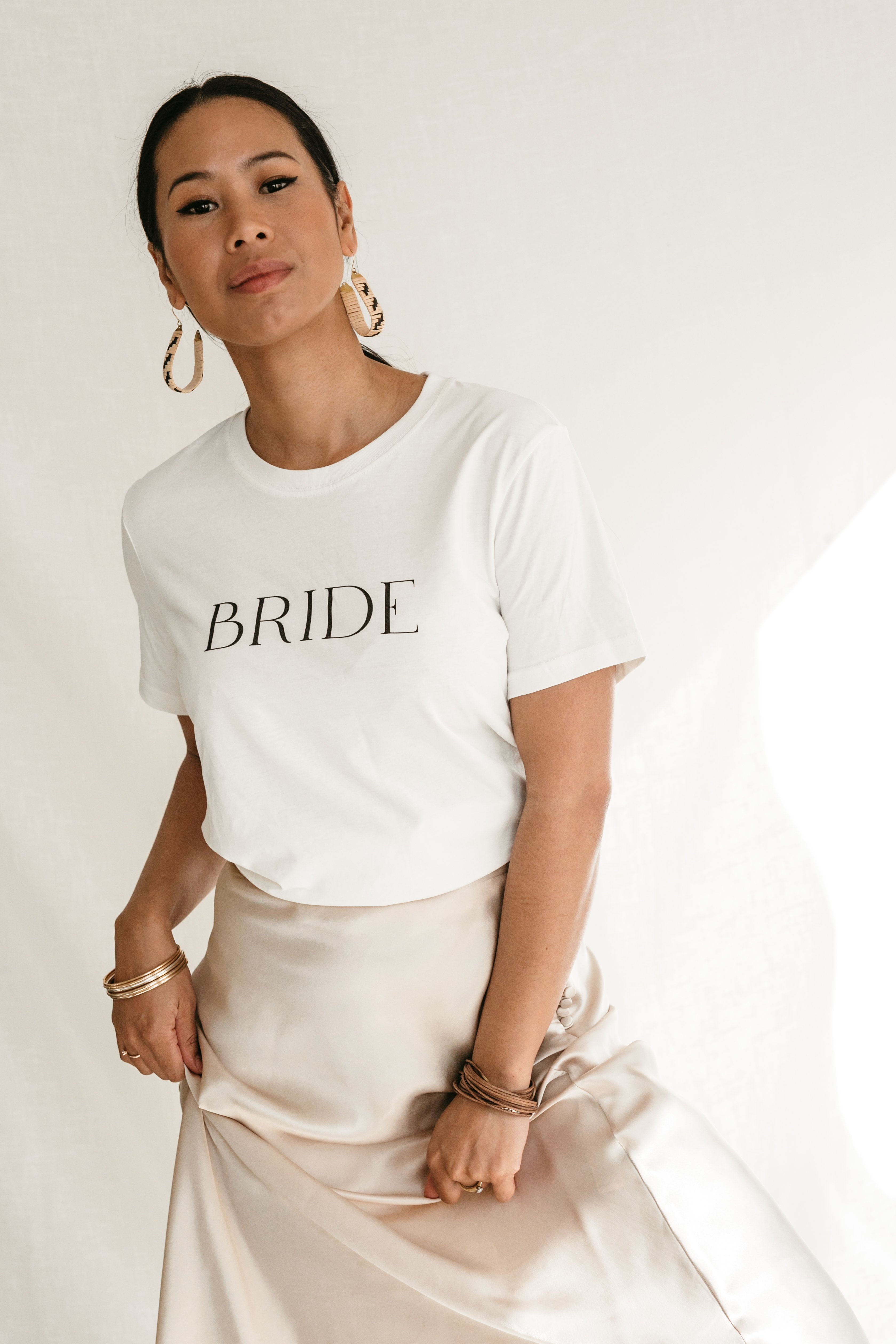 BRIDE Organic Cotton T-shirt - Feathers and Stone