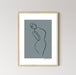 SADIE • Abstract Female Body Line Art Print - Feathers and Stone